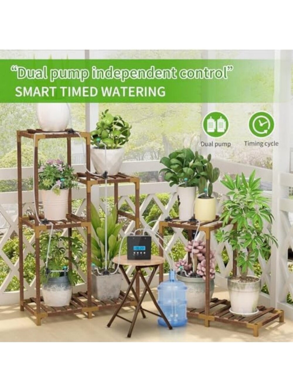 Programmable Indoor Plant Watering System | Automatic Drip Irrigation Kit for 20 - Picture 2 of 6